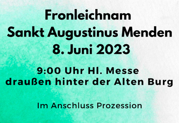 Fornleichnam St. Augustinus 2023