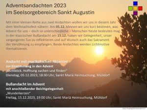 1. Adventsandacht 2023 im Seelsorgebereich Sankt Augustin @ Pfarrkirche St. Mariä Heimsuchung