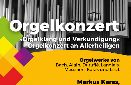 Orgelkonzert an Allerheiligen in Sankt Augustin – Orgelmusik von Bach bis Messiaen