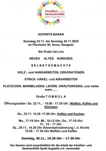 Plakat Basar Hangelar