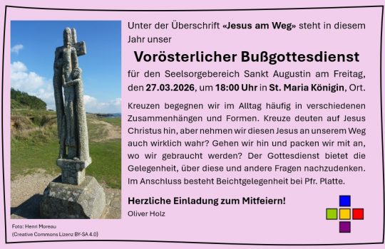 Vorösterlicher Bußgottesdienst