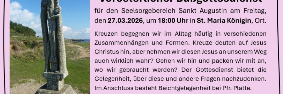Vorösterlicher Bußgottesdienst