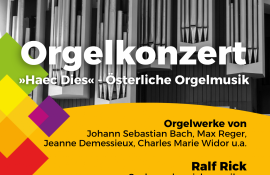 „Haec Dies“ – Österliche Orgelmusik in der Pfarrkirche St. Martinus Niederpleis